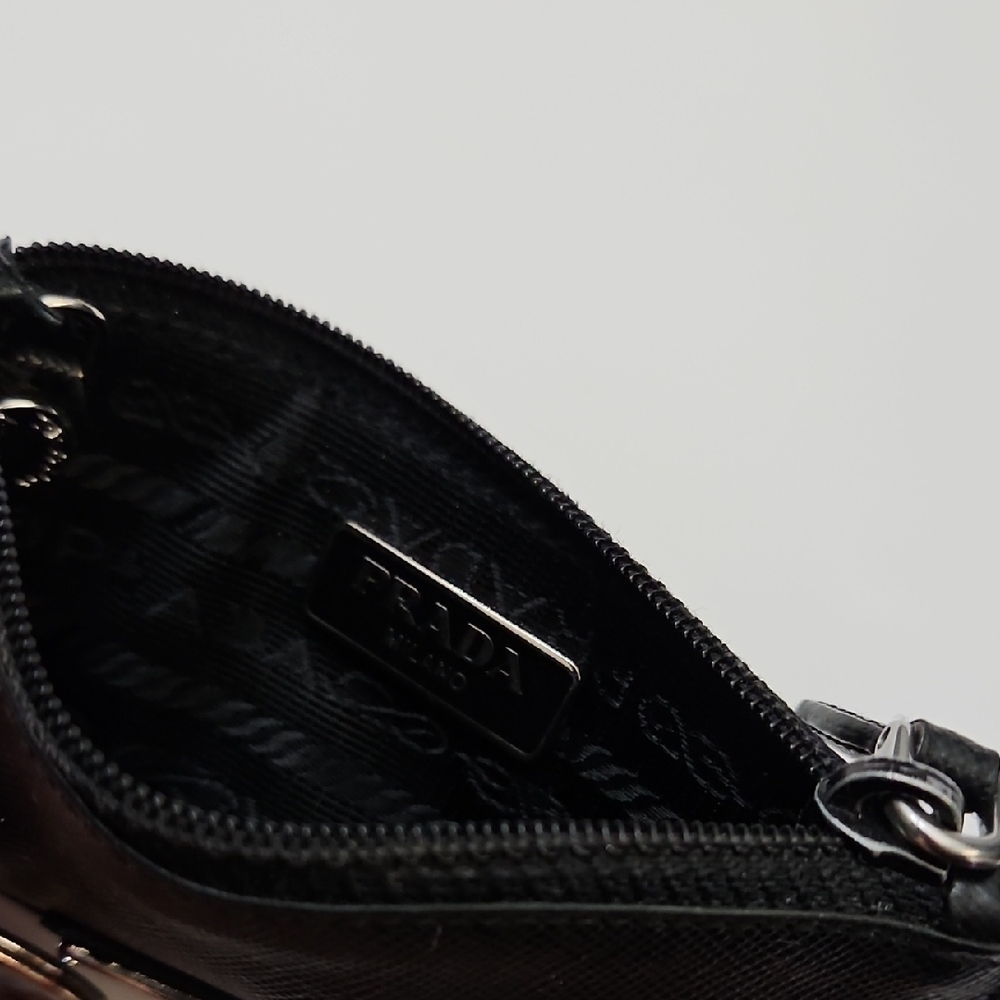 Prada Black Leather Key Pouch - Picture 9 of 16